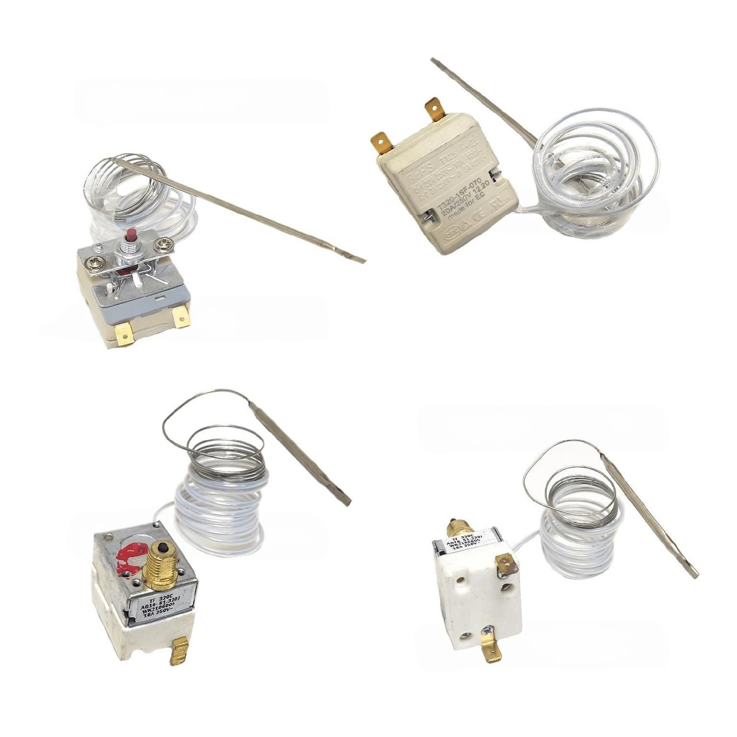 Термостат духовки 20А/250V/1,8m/F6,3/S 320*C аварийный