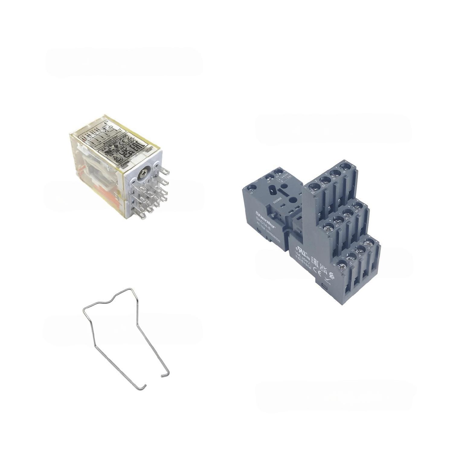 Реле RKF4CO524LT. 4CO.6А,24VAC в сборе