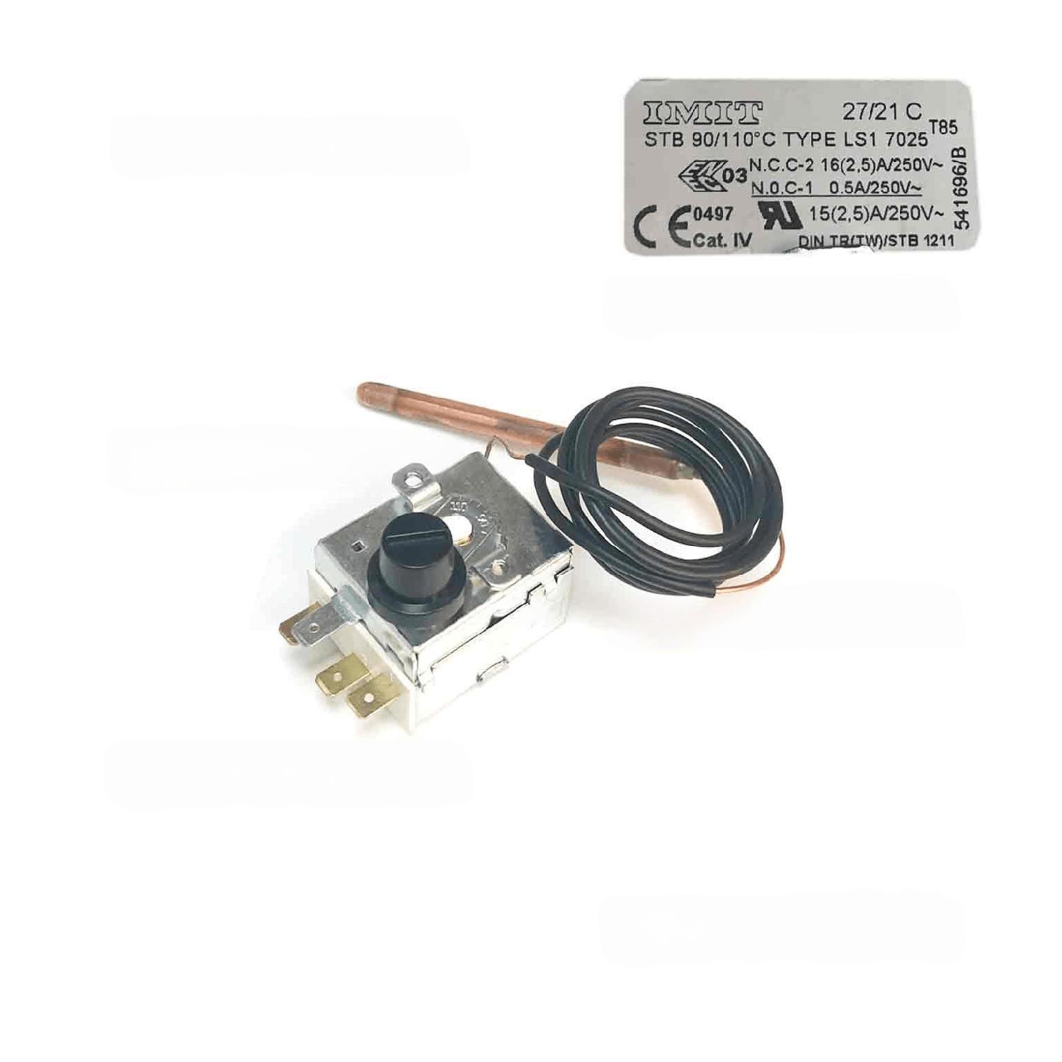 Термоcтат аварийный 90-110°C бойлера LS17025 907125 SILANOS