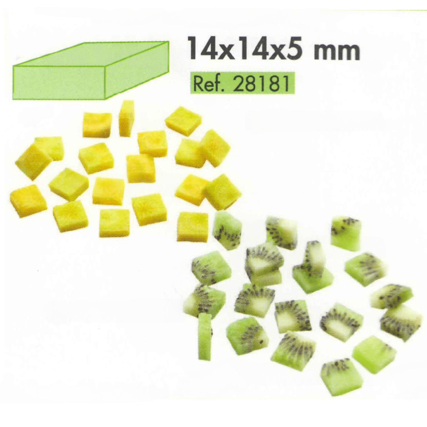 Комплект для нарезки кубиком Robot-coupe 14х14х5 мм 28181