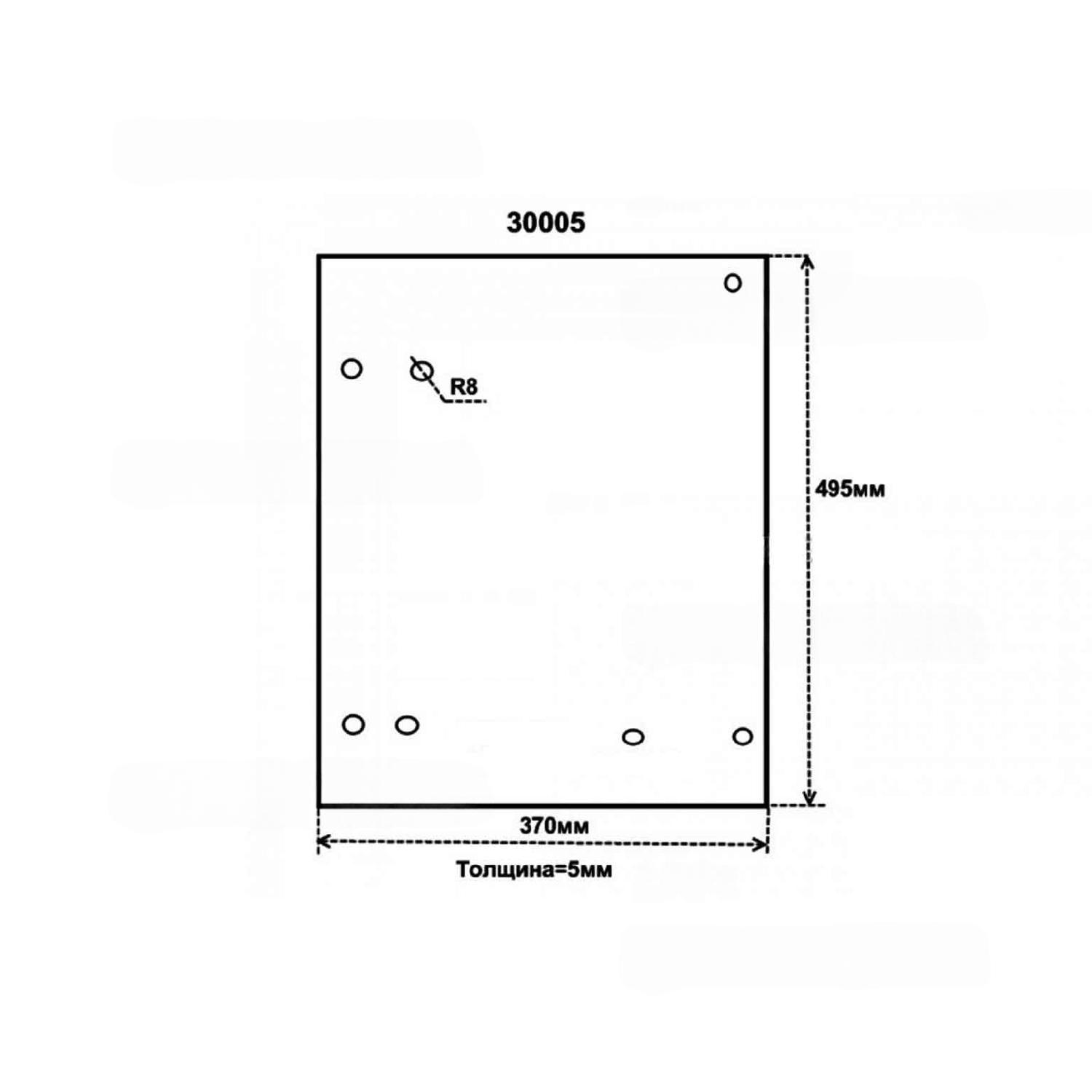 Стекло двери СИКОМ 10005 для МК-7.9